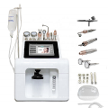 9 In 1 neue Multifunktionskristallmikrodermabrasion Hydra Aqua Peel Facial Sauerstoffmaschine